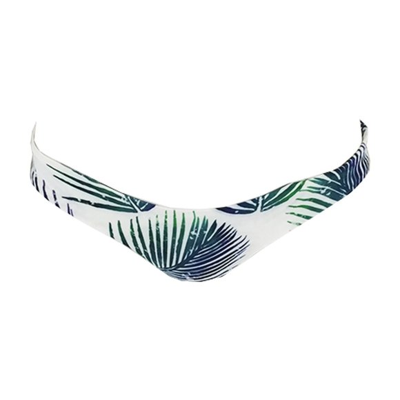 Stone Fox Swim Malibu Bottom in Petrogleaf - Picture 1 of 2
